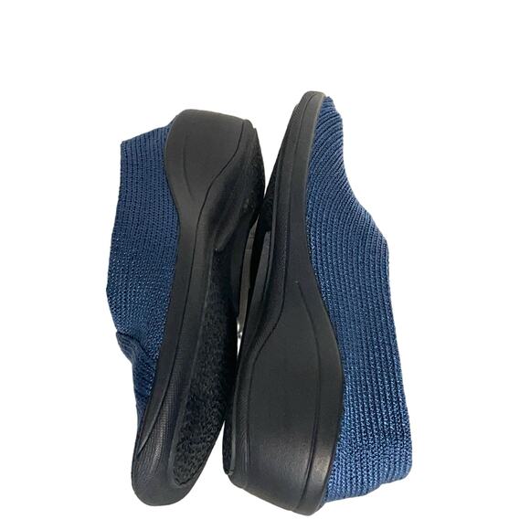 Arcopedico Blue Knit Mailo Sport Comfort Wedge Shoes Size 38 7.5 US - Picture 7 of 8
